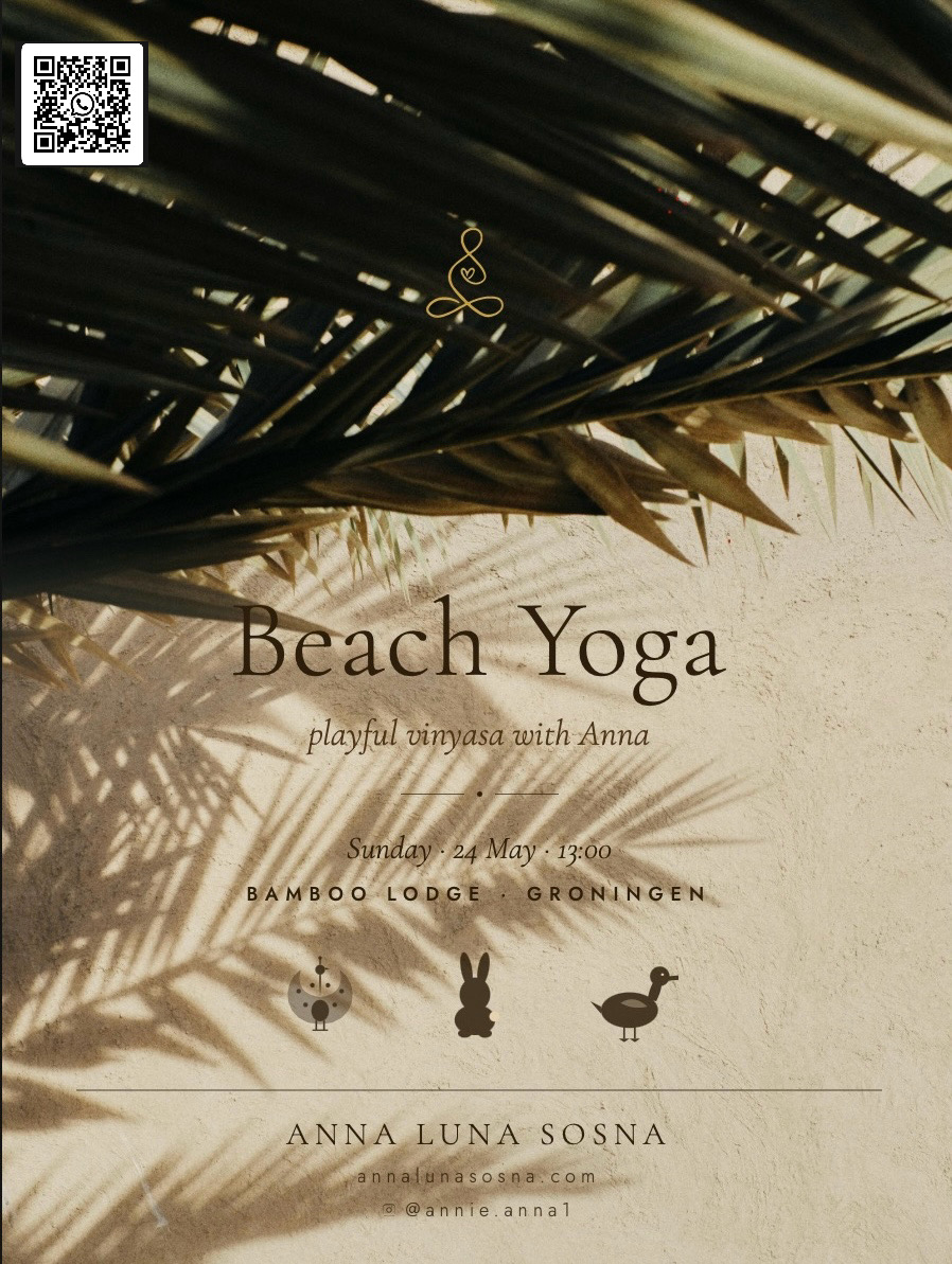 Beach Yoga flyer